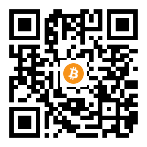 bitcoin:1KGKGR1eGM9ymiDenTmqLthCLq9JH6c6ch black Bitcoin QR code