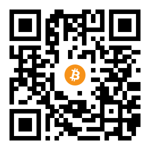 bitcoin:1KGTxQtpFw4qyerXGh7XLSy68x1nEjTGRK black Bitcoin QR code