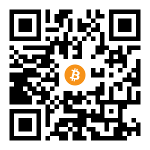 bitcoin:1KJMLAfJgAp8a6fsoe8uAKagsNta9w8V6o black Bitcoin QR code