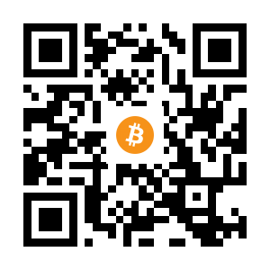 bitcoin:1KLBqz3AefBuREijRK4zmtmoprKJWAY4tu black Bitcoin QR code