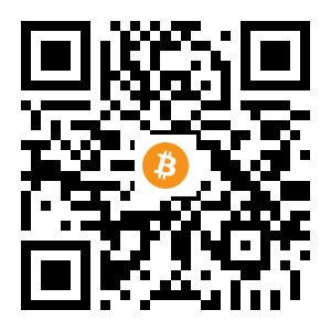 bitcoin:1KLWSCHvtR3VmDgg6ZMGZsvcGXi9yn4pL3 black Bitcoin QR code