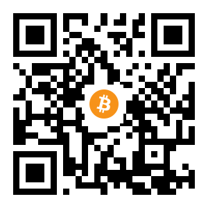 bitcoin:1KLftT7Mnnv4rQNkTaUDyVw389rrj4mKtM black Bitcoin QR code