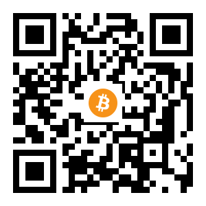 bitcoin:1KM1FepQQBprX7s8P6HjHydwQh8g4BMe3i black Bitcoin QR code