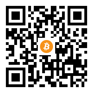 bitcoin:1KMSRdzaiKartNPSKcNpLDjRCcpK5ZQmcn black Bitcoin QR code