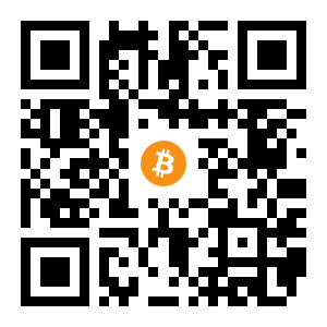 bitcoin:1KMWMLPbwNo9q8fuk1sGFbuNGhETB4qSCZ black Bitcoin QR code