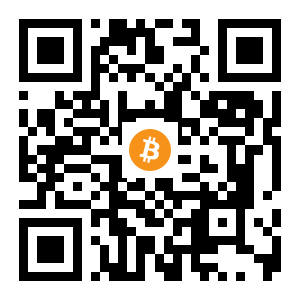 bitcoin:1KPhGzPNTeyPcAH27gYANWzG73HQTqKRDY black Bitcoin QR code