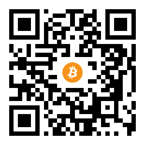 bitcoin:1KQH9acNRbtPbSRSd86WM5bJkBVjcVSyNE black Bitcoin QR code