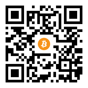 bitcoin:1KRSGg3KhdJj5Rv4vVPGAimkyiprzu76nC black Bitcoin QR code