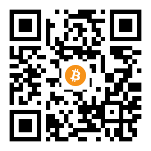 bitcoin:1KRizxHjsFh4GQEbdqGdujturLd6jtdxQj black Bitcoin QR code