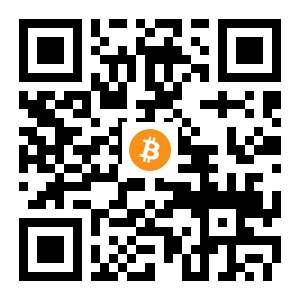 bitcoin:1KSGZpMrm3FV2rZvc7wFCP1f6e6zM5Lsfp black Bitcoin QR code
