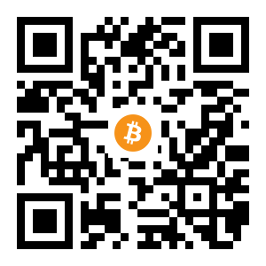 bitcoin:1KSvpApDNFWCbEGehEq2wuRFh1cMVhfpaG black Bitcoin QR code