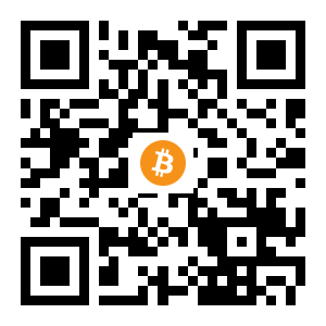 bitcoin:1KTH8iE4b8qXVKLvw95CsK335CaZHqnSfs black Bitcoin QR code
