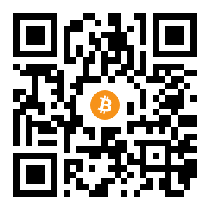 bitcoin:1KY8Rmu7ViafQcrV5TDyBgCVWrepJCwNeq black Bitcoin QR code