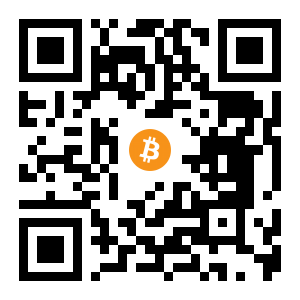 bitcoin:1KZFeryrWB71odnBKqTkkUww7Tsu7X5JDC black Bitcoin QR code