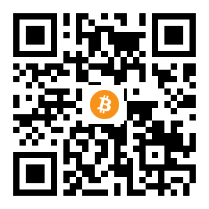 bitcoin:1KZFrFRfx1bxFLsaG2LT7G3s1vtmEUhuuE black Bitcoin QR code