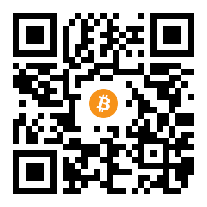 bitcoin:1KZVrRBLhW5hpnTgLSXYMpQGLrvDrDm4bK black Bitcoin QR code