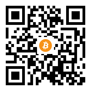 bitcoin:1KZyGnHFgofPufTcD3eeecQgEpxe662E23 black Bitcoin QR code