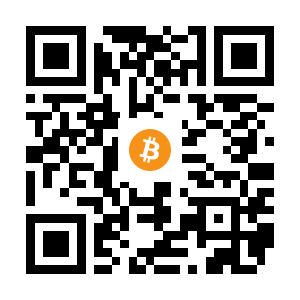 bitcoin:1Kc2FU1zBif9YusctDTP3sYEeX9LojYuXf black Bitcoin QR code