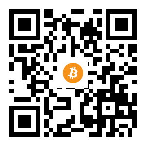 bitcoin:1Kd4EfR3saC6pa56iJMBnU4tBBFSuhfHNk black Bitcoin QR code