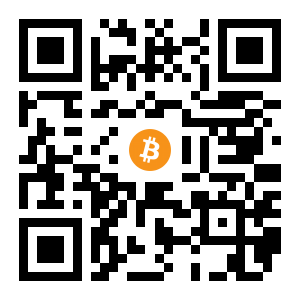 bitcoin:1Kdvf7gVQN5FM3TwXBem5Ft1cdJvqVM8Mj black Bitcoin QR code