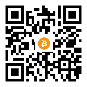 bitcoin:1KeGypp7SoQARZCAcFCCBqheRzXTQRqaCx black Bitcoin QR code
