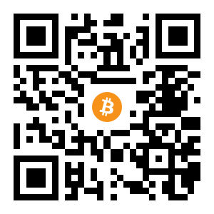 bitcoin:1KeWG2rD6ityCvUqsVgaRBcKum7CDGgSCJ black Bitcoin QR code