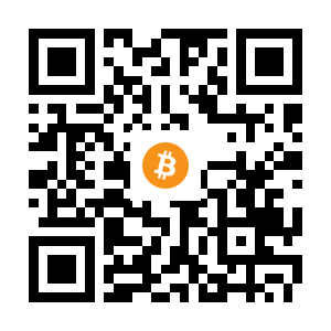 bitcoin:1KfdcgLhjYQCgwmiRjJwru3eGKQYVJap9V black Bitcoin QR code