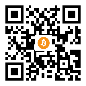 bitcoin:1KfmQppd29BQjmPimfb73fRGDESzFybVn2 black Bitcoin QR code