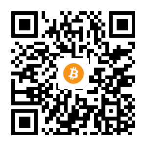 bitcoin:1KfqgUrkrKpMqBDqxHy5heGWW8K6d1hhy2 black Bitcoin QR code