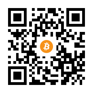 bitcoin:1KgixxfYrJG3TYx3yCWkWu8f3cuL9q45VJ black Bitcoin QR code