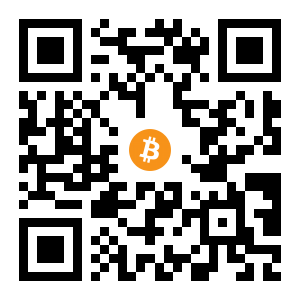 bitcoin:1KhB7Bh2hAjaRpXKqofxJHqHhY2AwXguBY black Bitcoin QR code