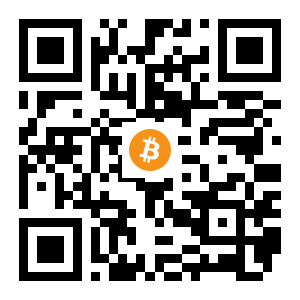 bitcoin:1KhfZme8KiLSgEUUGxoBtw2eMgxf4qzda4 black Bitcoin QR code