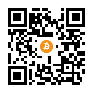 bitcoin:1KjMSjRyyU8GNtUZEyuLRxp8FDF37GHMK4 black Bitcoin QR code