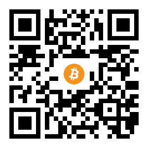 bitcoin:1KjNk777EqmQqzGqGpksrSnERaFgrF6Rkm black Bitcoin QR code