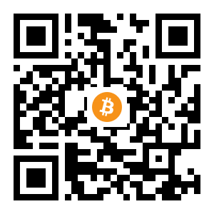 bitcoin:1KjqXEge2BrksuMzUUQaThqCdtN2Fy35v5 black Bitcoin QR code