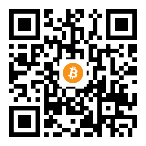 bitcoin:1KkDGnAR3QMDkHrfuyLjBSwsTGRdjb7fLG black Bitcoin QR code