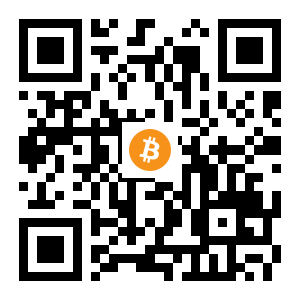bitcoin:1KkhaVTh2qYDdtMSHCpSsUfF8N1yeBrj1Z black Bitcoin QR code
