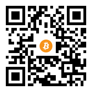 bitcoin:1KnUAUxmTnstV1wjEVKZCXdkb4tDxR4k6h black Bitcoin QR code