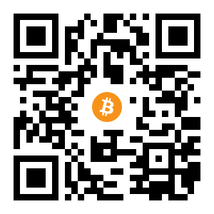 bitcoin:1KnZntYj7bmArzFZQgtLDR2AhQSHU9QnTn black Bitcoin QR code