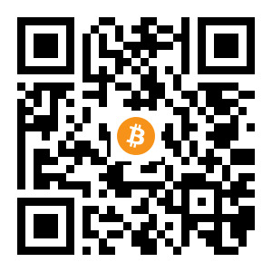 bitcoin:1KqNLXPPLQJgXkA2CDeGiXXjumubuARs2r black Bitcoin QR code