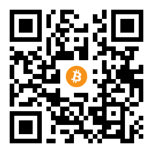 bitcoin:1KqXLQjUNTXL6c8QQLVJ6i4dSq4BtpZXzs black Bitcoin QR code