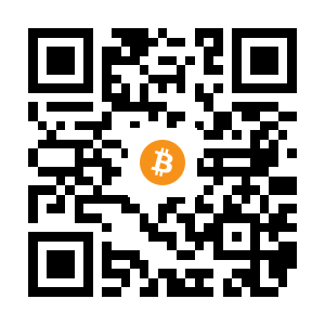bitcoin:1KtBCfrrD27gJoatQxPzr489TdKc2FhEqN black Bitcoin QR code
