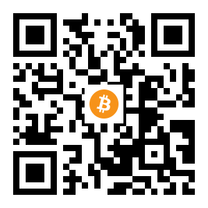 bitcoin:1KuCtbegCM8CxgP6V2e2Ueyvk28P9xf9kT black Bitcoin QR code