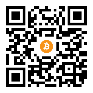 bitcoin:1Kv2inacu1hCkKwcpjFpGrBVzWrJ68edNg black Bitcoin QR code