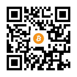 bitcoin:1KvJQeK8y71VRcQFtwWiM6LNis7cShvkp7 black Bitcoin QR code