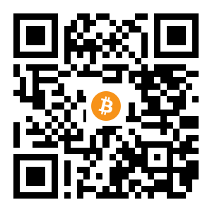 bitcoin:1KvKZspr9Yab8toTjCf2Un6cFKJb3kyMv7 black Bitcoin QR code