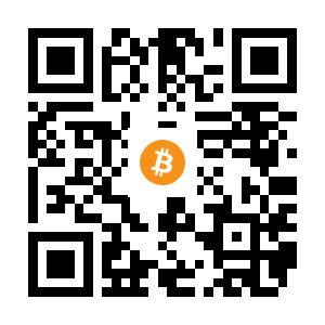 bitcoin:1KxDN5PbbfLfbaZRD4MyGqbE7T8tWTDuPQ black Bitcoin QR code