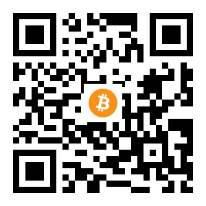 bitcoin:1KxS3yuGtT1Lro9pdUCPfVggoRsEjXjoci black Bitcoin QR code