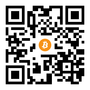 bitcoin:1KxzagCusb4ULZ8k22xuKofvk2x5QPtLNa black Bitcoin QR code