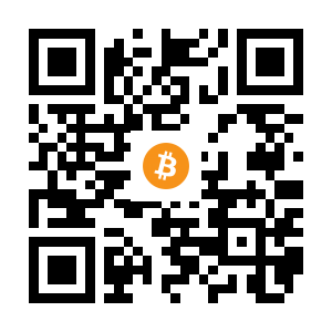 bitcoin:1KyHEUaAqooCCCG4UfgryCqrC6e55Zovsy black Bitcoin QR code